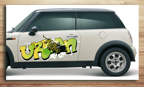 Aufkleber fürs Auto, Autoaufkleber Graffiti Style 'Urban'