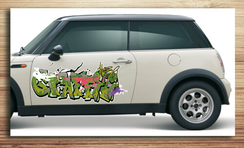 Aufkleber fürs Auto, Autoaufkleber Graffiti Style 'graffiti'