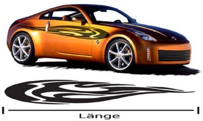 Auto Aufkleber 'wow' (als Paar geliefert)
