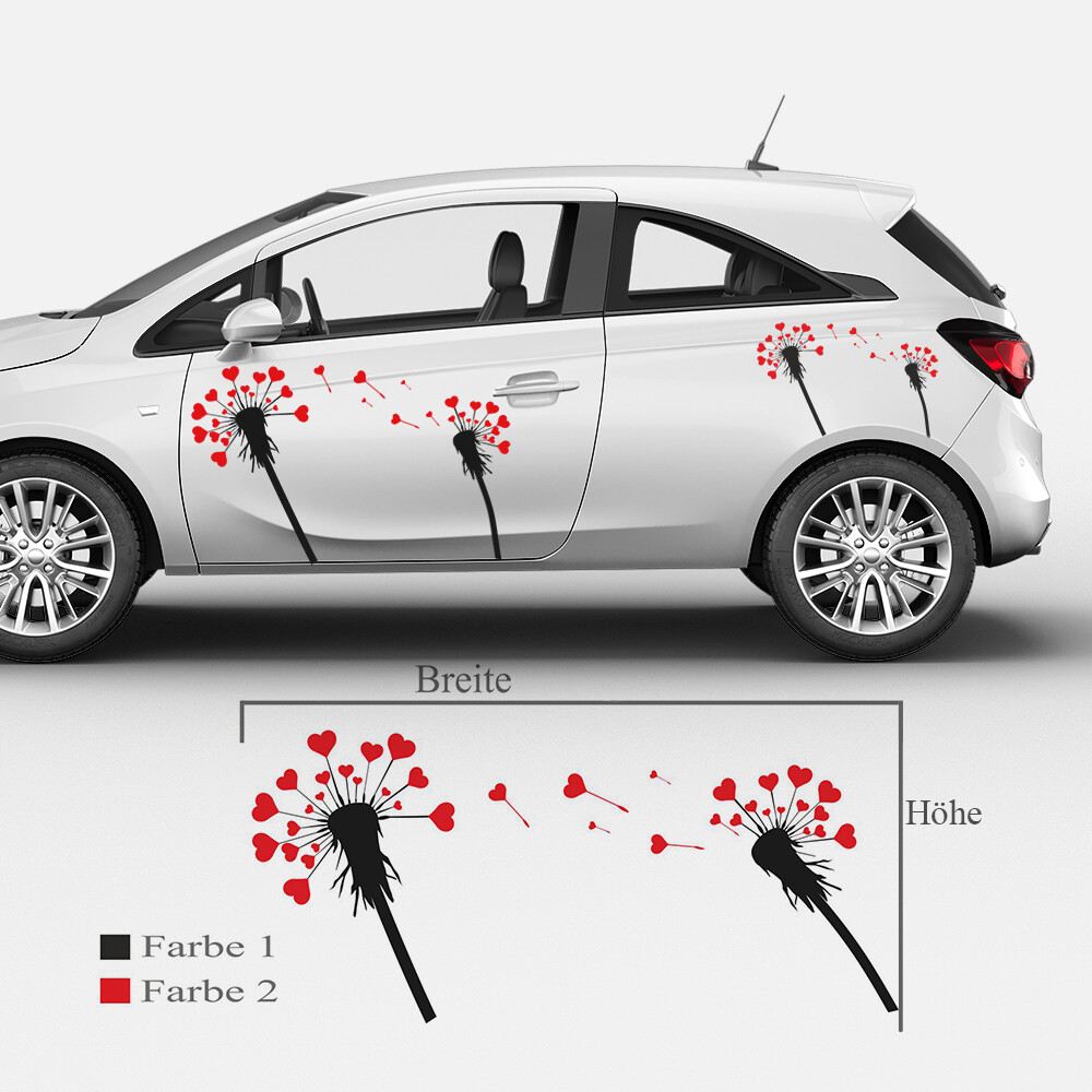 Autoaufkleber 'Pusteblume' Aufkleber fürs Auto