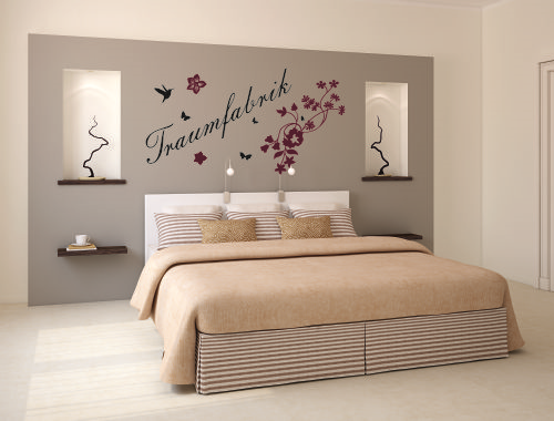 Schlafzimmer Wanddekor 'Traumfabrik'