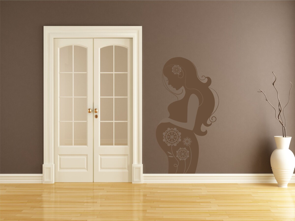 Wanddesign 'neues Leben' Aufkleber