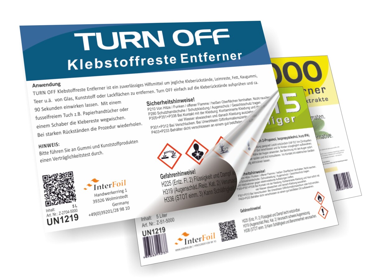 Etiketten und Aufkleber preiswert bestellen