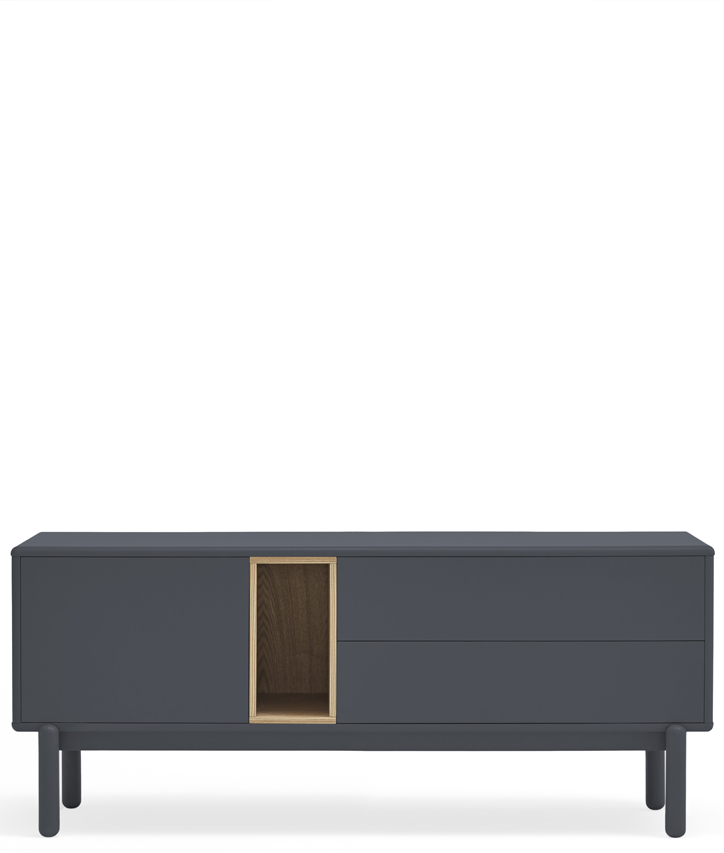 Design Lowboard „Corvo“ Anthrazit 140 x 56 cm