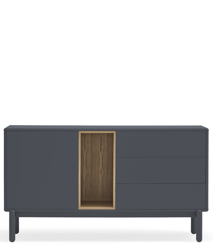 Design Sideboard „Corvo“ Anthrazit 140 x 76 cm