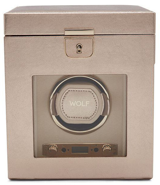 Uhrenbeweger „Palermo“ Single Watch mit Schmuckfach - Roségold