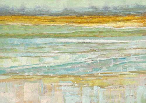 Handgemaltes Bild „Impression Wasser“ 100 x 140 cm