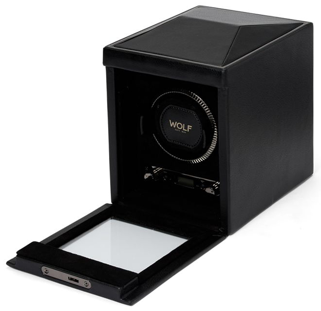 Uhrenbeweger "British Racing Single Watch Winder“ mit Reiseetui