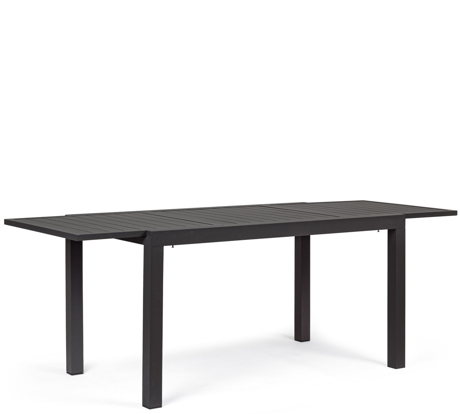 Hochwertiger, ausziehbarer Gartentisch „Hilde“ 140-210 x 77 cm - Anthrazit