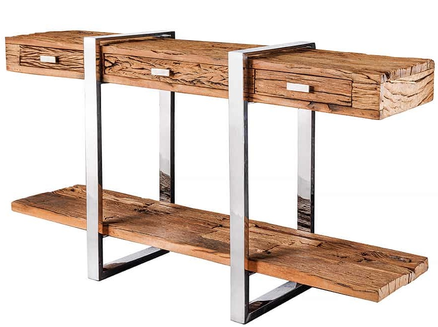 Massiver Design Konsolentisch „shark“ 140 x 76 cm