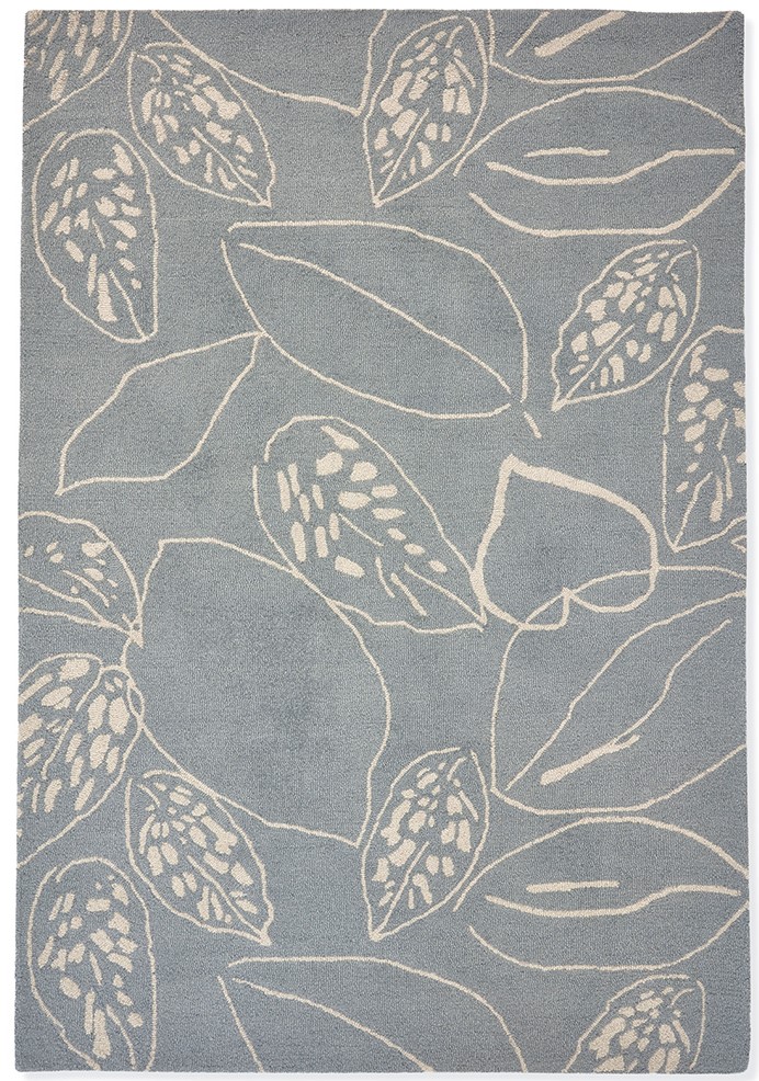 Designer Teppich „Orto“ Frost - handgetuftet, aus 100% reiner Schurwolle