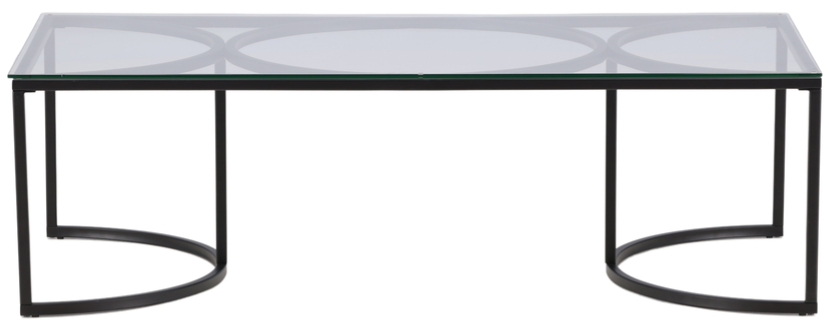 Grosser Design Couchtisch „Skanör“ 140 x 70 cm