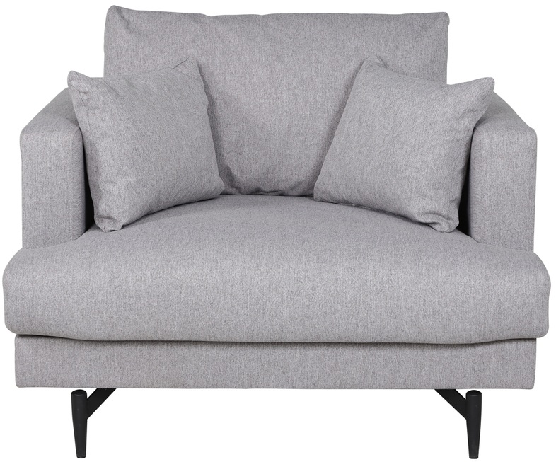 Sessel Sofia Grey 91 x 106 cm