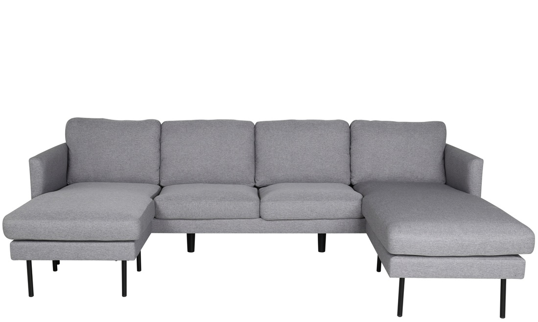 Ecksofa Zoom 262 cm - Light Grey