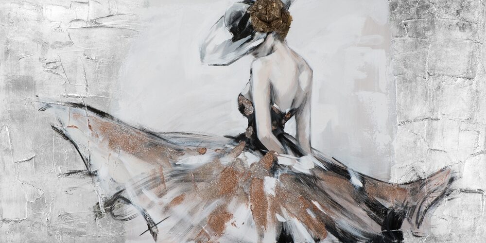 Handgemaltes Bild „vom Winde verweht“ 70 x 140 cm