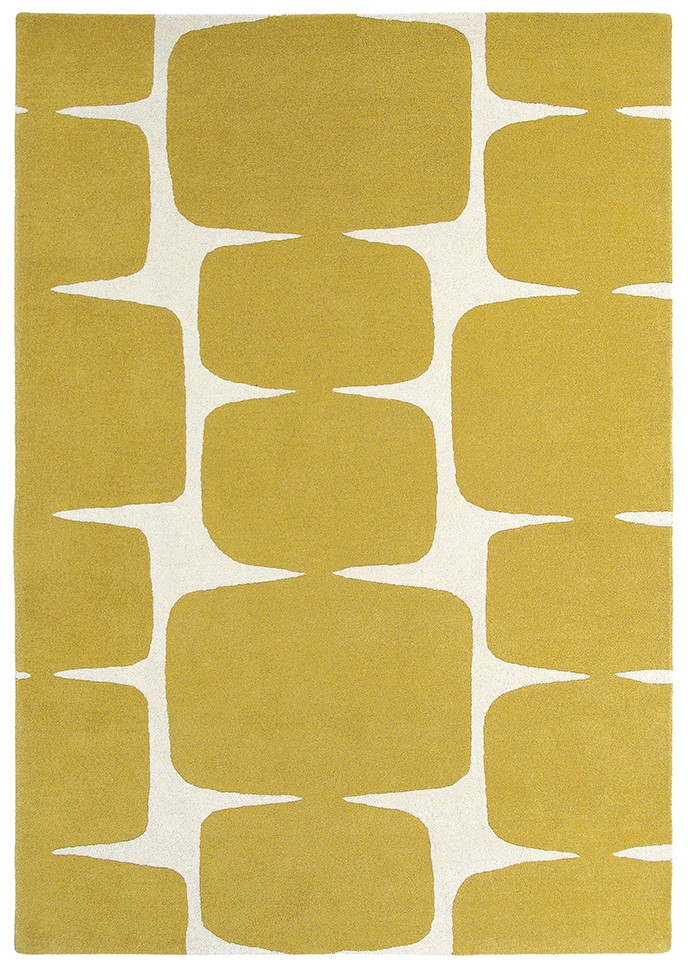 Designer Teppich „Lohko Honey“ - handgetuftet, aus 100% reiner Schurwolle