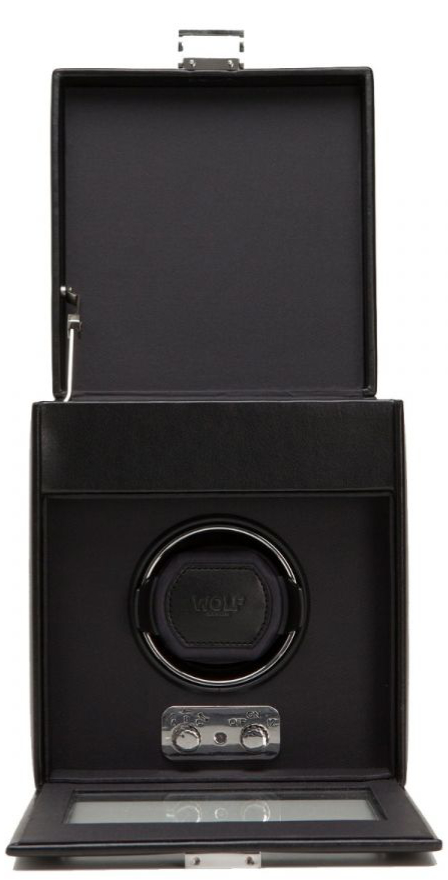 Uhrenbeweger „Heritage“ Single Watch Winder mit zusätzlichem Stauraum