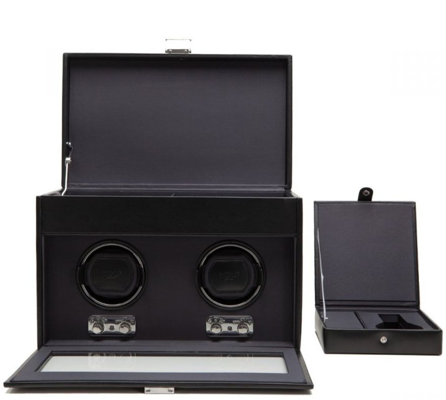 Uhrenbeweger „Heritage“ Double Watch Winder mit zusätzlichem Stauraum