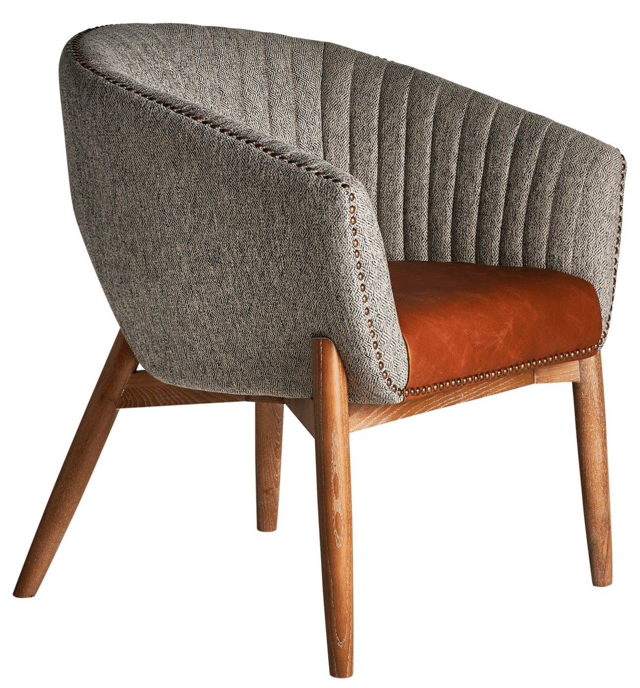 Sessel „Neive“ Grey/Leder