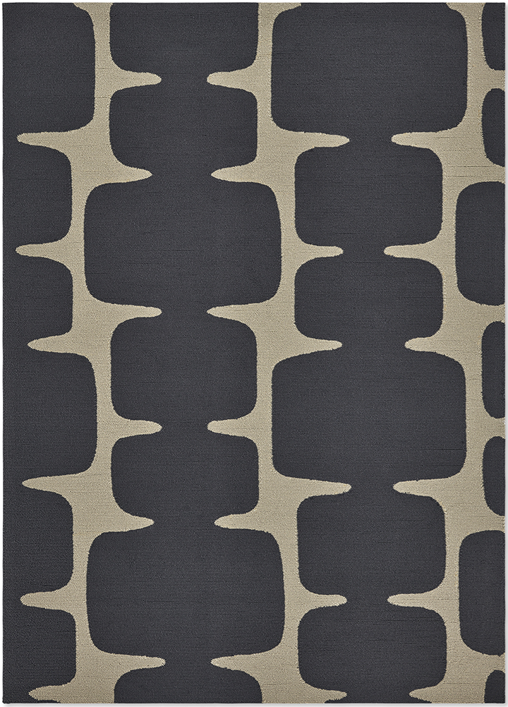In-/Outdoor Designer Teppich „Lohko Liquorice“