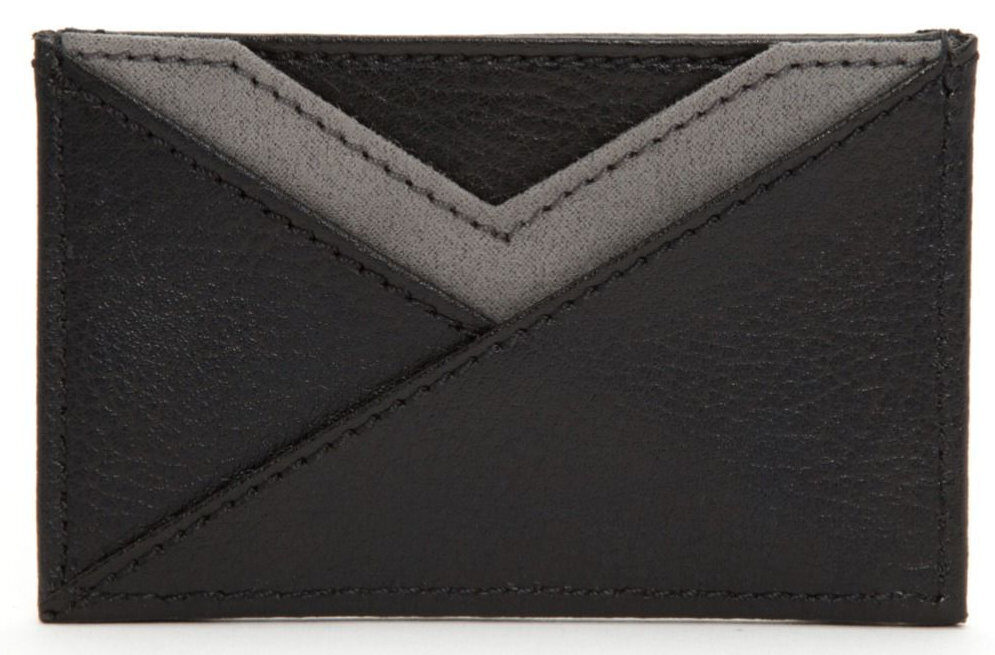 Echtleder Karten-Etui „Howard“ - Schwarz