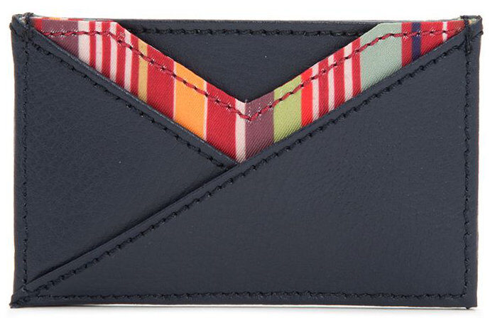 Echtleder Karten-Etui „Howard“ - Navy