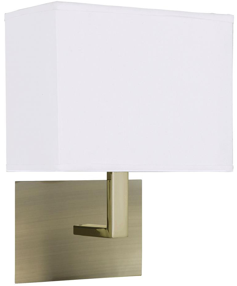 Elegante Wandlampe „Hotel“, Antikgold