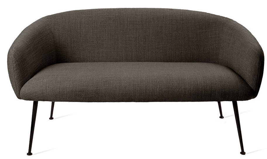 2-Sitzer Designer-Sofa Buddy Dark Grey