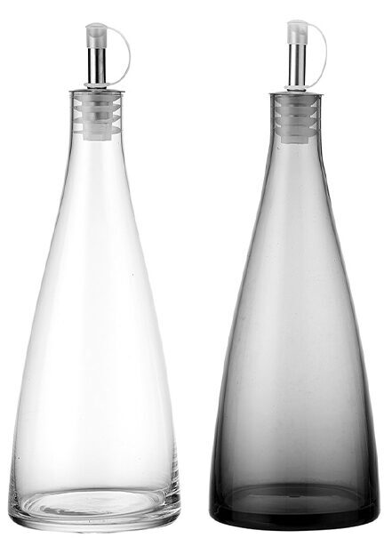Öl- & Essig Dressing-Set Entertainer, Clear/Grey