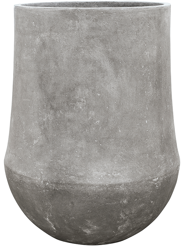 Grosser Blumentopf „Polystone Coated Plain Darcy“ ø 56/ H 72 cm - Raw Grey