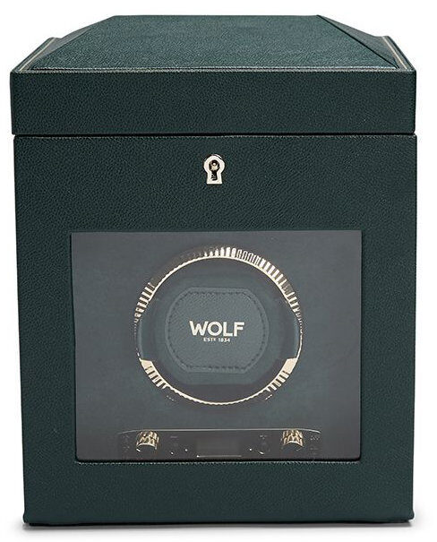 Uhrenbeweger „British Racing Single Watch Winder“ mit Aufbewahrungsfach