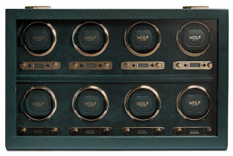 Uhrenbeweger „British Racing“ Watch Winder für 8 Armbanduhren