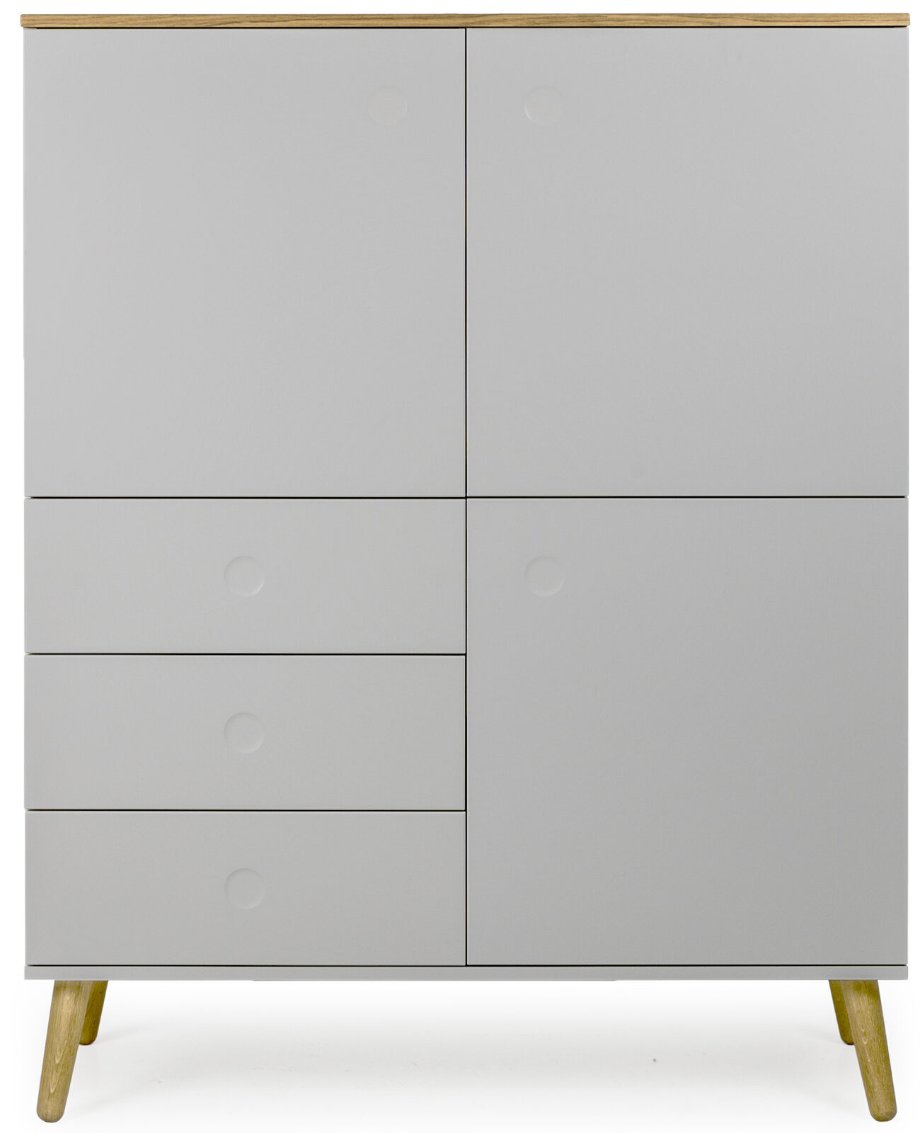 Highboard Dot Grey 137 x 109 cm