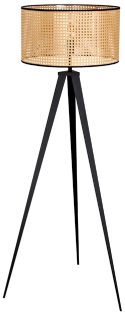 Design Stehlampe „Vienna“ mit Wiener Geflecht ø 58 / 151 cm