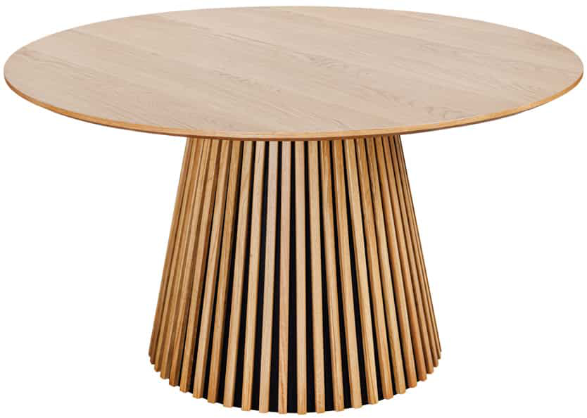 Runder Design Esstisch „Walhalla“ ø 140 cm - Eiche Natural