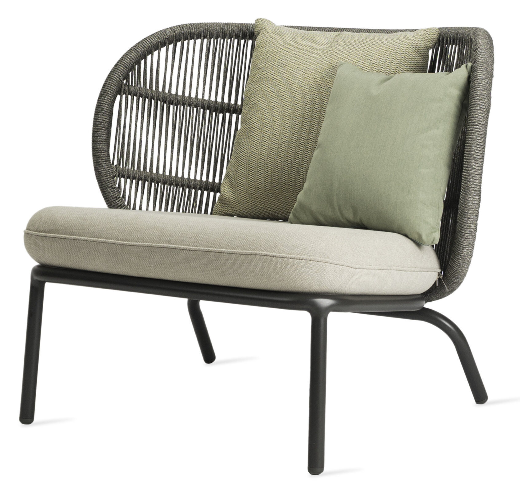 In-/Outdoor Loungesessel „Kodo“ - Grey/Kiwi