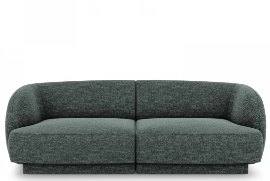 2-Sitzer Designsofa „Miley“ - Chenille Grün