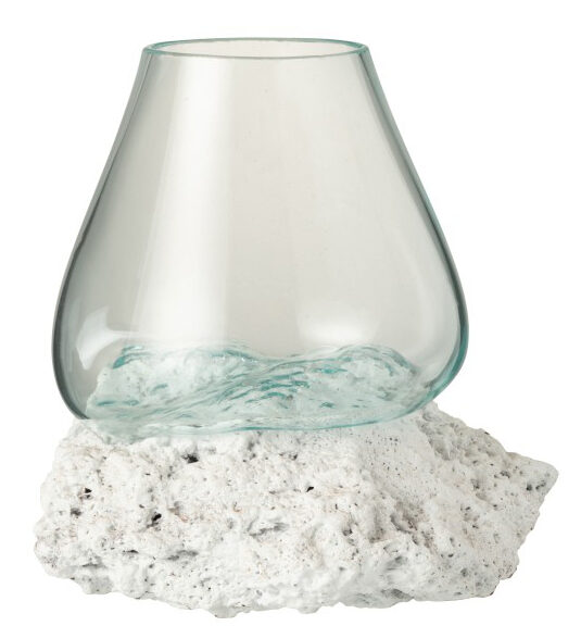 Vase Mona auf Lavastein 21 cm