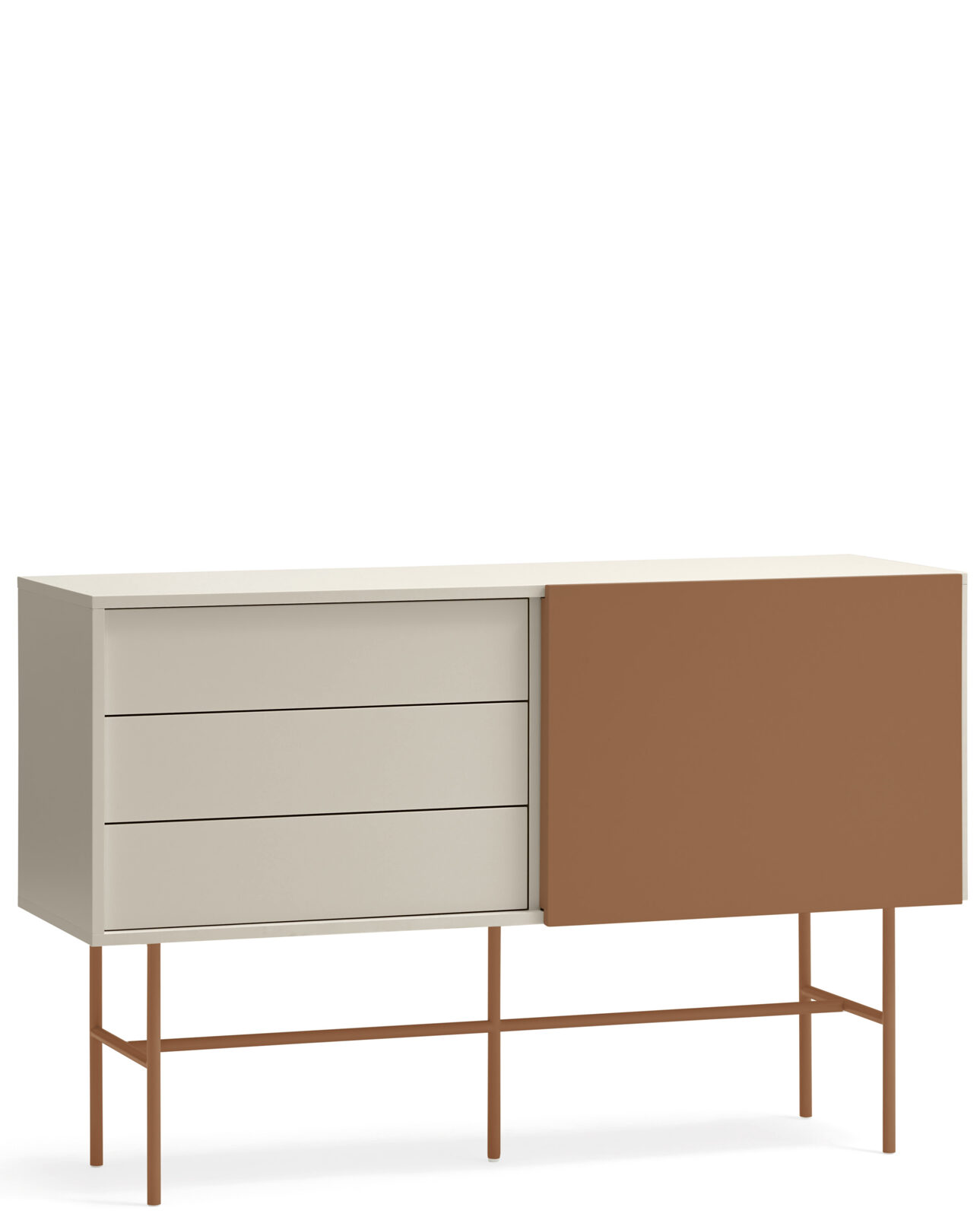 Design Sideboard „nube“ Cream/Arkilla - 140 x 91 cm