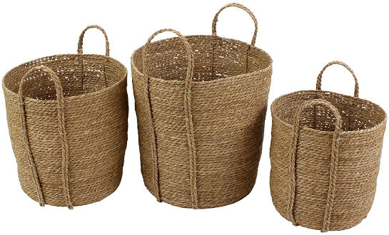 Handgeflochtenes 3-teiliges Korb-Set „Nairobi“