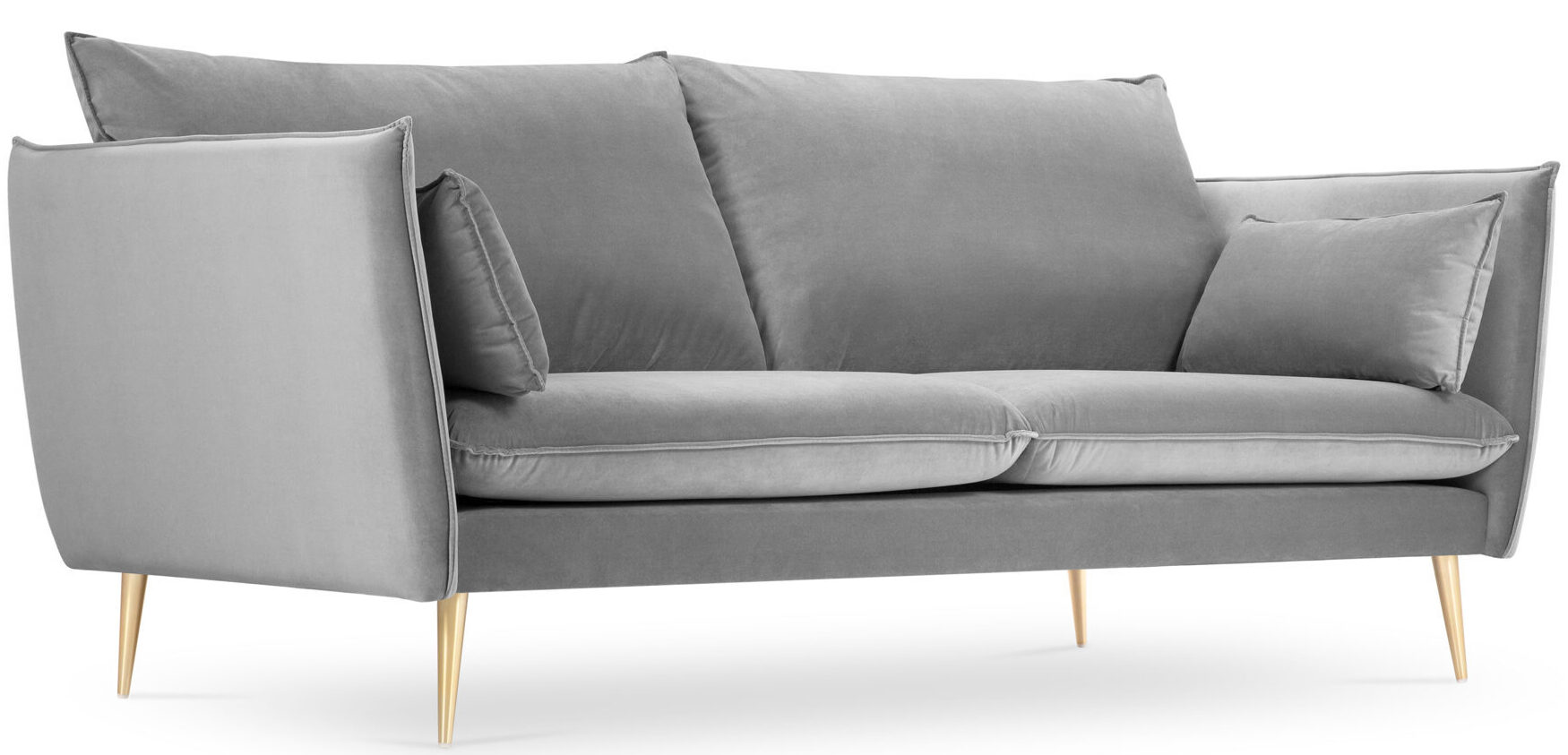 4-Sitzer Designsofa Agate - Light Grey