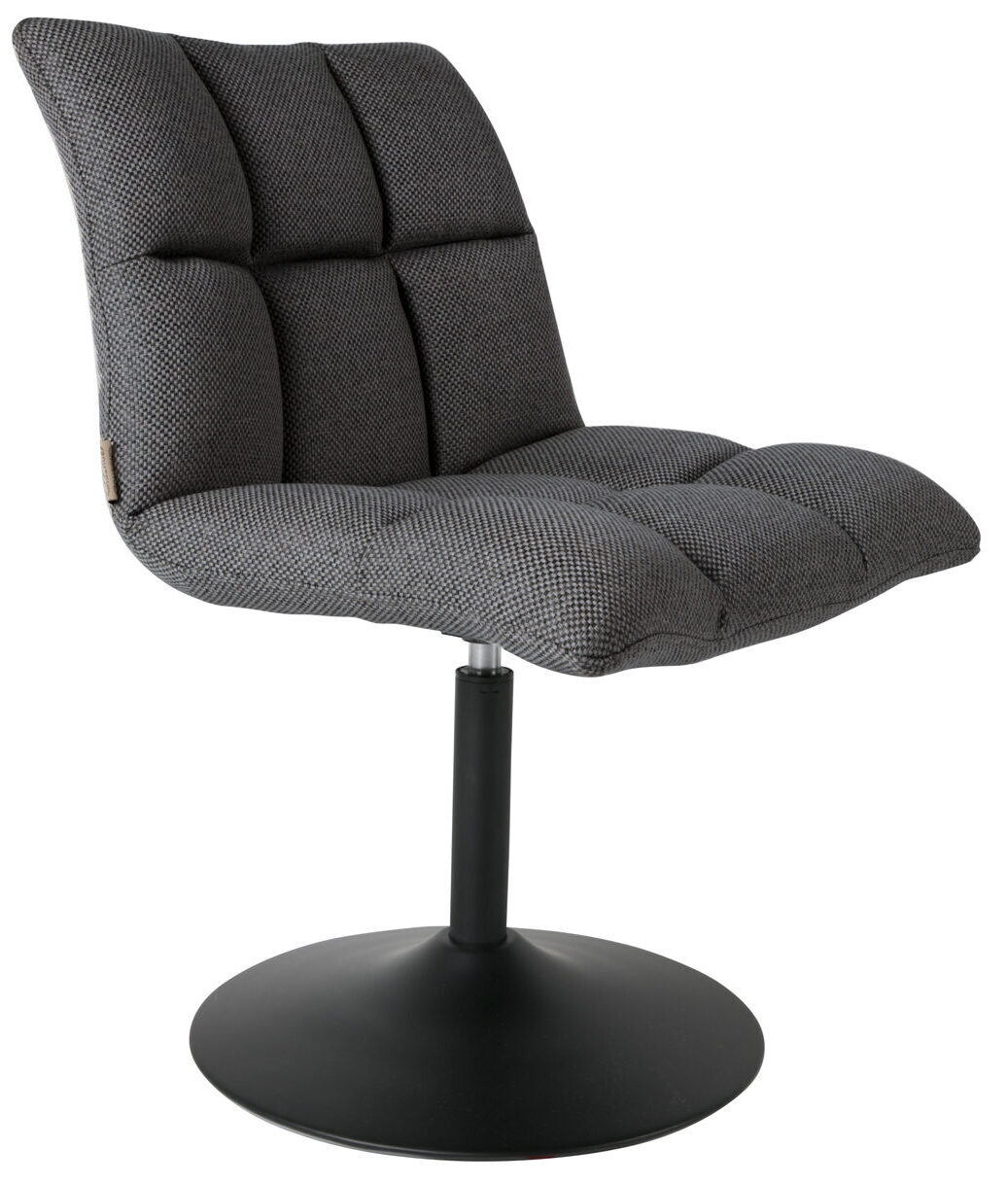 Drehbarer Designsessel „Bar Dark Grey“