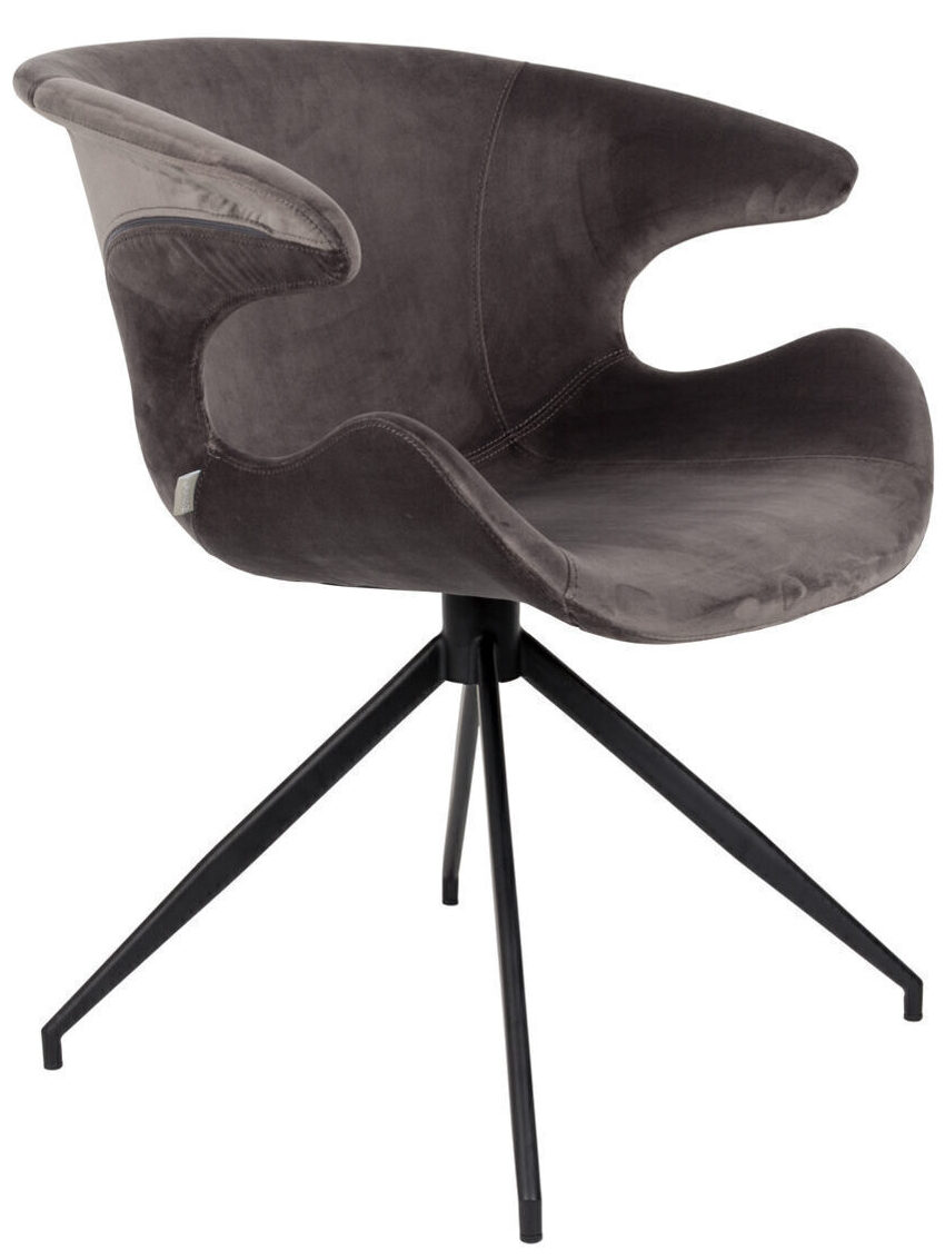 Armlehnstuhl Mia - Grey