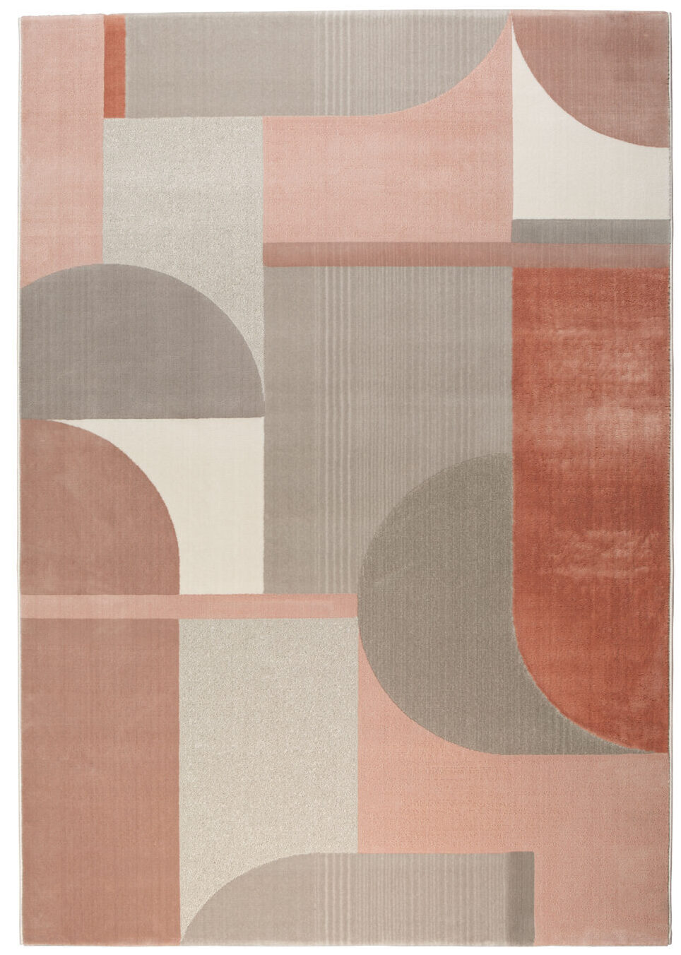 Teppich Hilton Grey/Pink 200 x 290 cm