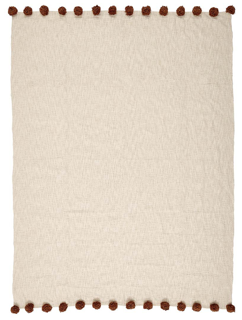 Decke „Arrow“ aus 100% Bio-Baumwolle 140 x 200 cm