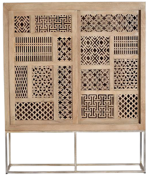 Handgefertigtes, massives Highboard „Style“, 170 x 140 cm