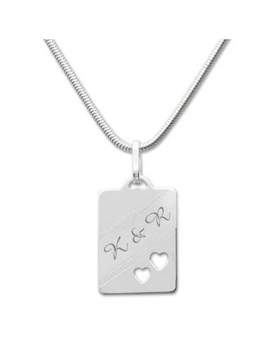 Halskette mit Anhänger – Silber, schlicht & stilvoll - Halsketten und Anhänger