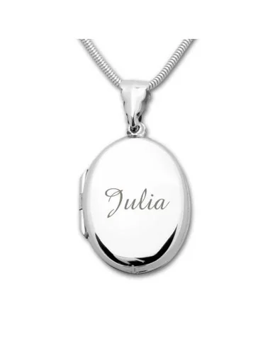 Medaillon aus 925 Silber mit Kette – Klassisch & edel - Halsketten und Anhänger