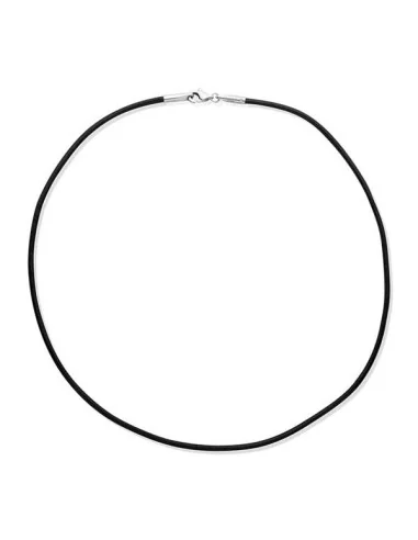3 mm Lederkette Schwarz – Für Anhänger & Solo-Look - Halsketten und Anhänger