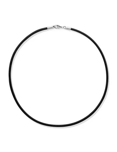 Lederkette Schwarz 4 mm – Für Anhänger & pur tragbar - Halsketten und Anhänger